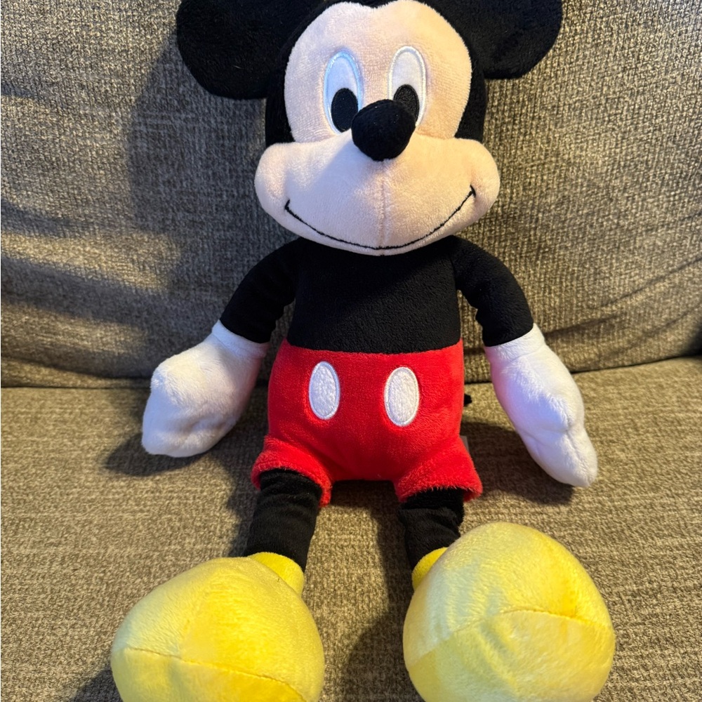 Disney Mickey Mouse Plush Toy - Black, Red, Yellow - Picture 1 of 6